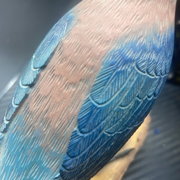 Hand Carved Hand Painted Fine Collection Wood Decoy Shore Bird Vintage - Picture 11 of 15